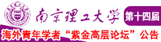 美女玩骚逼南京理工大学第十四届海外青年学者紫金论坛诚邀海内外英才！